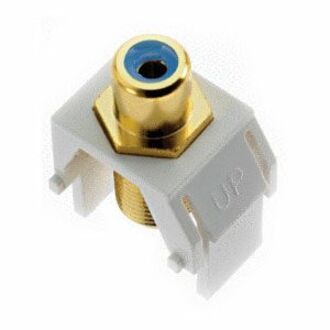 KEY: BLUE RCA TO F-CONNECTOR LA (M20) WH