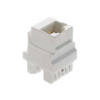 KEY: CAT5E RJ45 T568 CONN KEY WHT (M20)