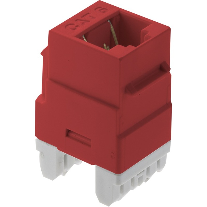 KEY: CAT 6 RJ45 T568 A/B CNCTR RED (M20)