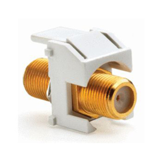 KEY: GOLD STANDARD F CONNECTOR BK (M20)