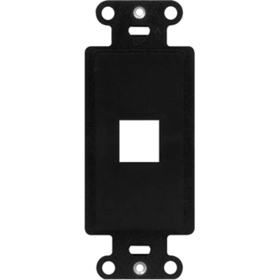 DECOR OUTLET STRAP 1 PORT BK (M10)