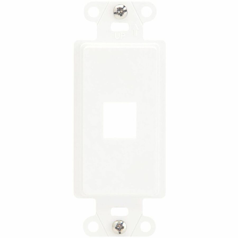 DECOR OUTLET STRAP 1 PORT WH (M10)