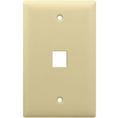 1G WALL PLATE 1 PORT LA (M10)