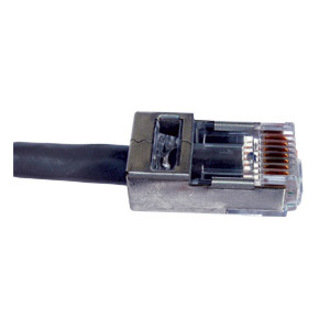 EZ-RJ45 SHIELDED, INTERNAL GROUND. PKG 100PC/BAG.