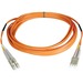 Tripp Lite Fiber Optic Duplex Patch Cable - 405 ft Fiber Optic Network Cable for Network Device - First End: 2 x LC Male N (N320-405)