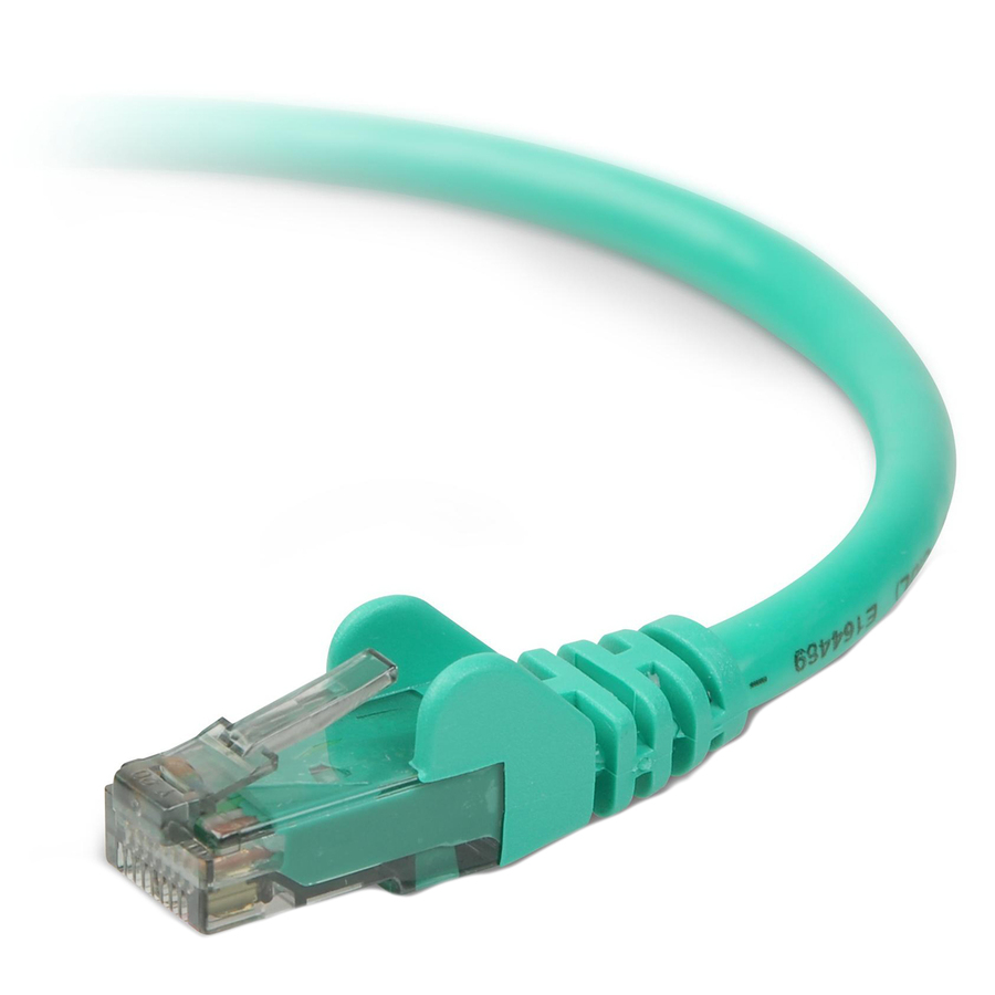 CAT6 SNAGLESS PATCH CABLE RJ45M/RJ45M; 9 GREEN