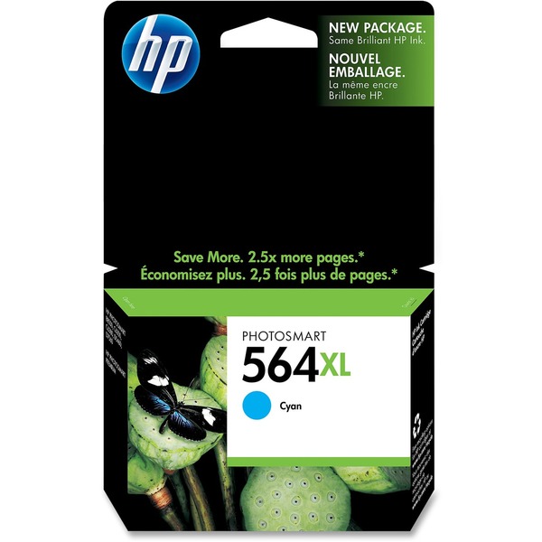 HP 564XL (CB323WN) Cyan High Yield Original Ink Cartridge