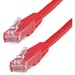 StarTech 3 ft Red Molded Cat6 UTP Patch Cable - ETL Verified (C6PATCH3RD)
