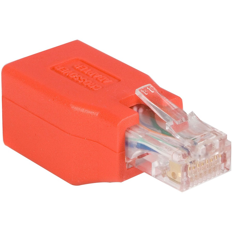 ADAPTER - MALE LEFT GENDER - FEMALE RIGHT GENDER - RJ-45 RIGHT CONNECTOR - RJ-45
