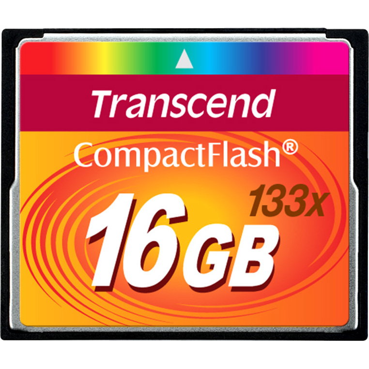 COMPACTFLASH 133 - FLASH MEMORY CARD - 16GB - COMPACTFLASH CARD - 3.3/5 V -FAST,