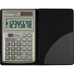 Canon LS-63TG Handheld Calculator - 8 Digit(s) - LCD - Battery/Solar Powered - 0.4" x 2.5" (1076B002) | Two-line Display | Fraction Features | Conversions | Trigonomteric and Scientific Functions | One and Two-Variable Statistics | Part no: TI-30X IIS