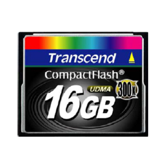 TRANSCEND 16GB CF CARD (HI-SPEED, 300X)