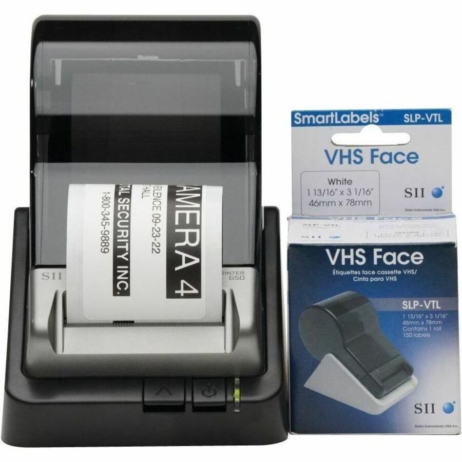 SEIKO VIDEO TAPE LABEL - PERFECT FOR LARGER RECTANGLE LABELS