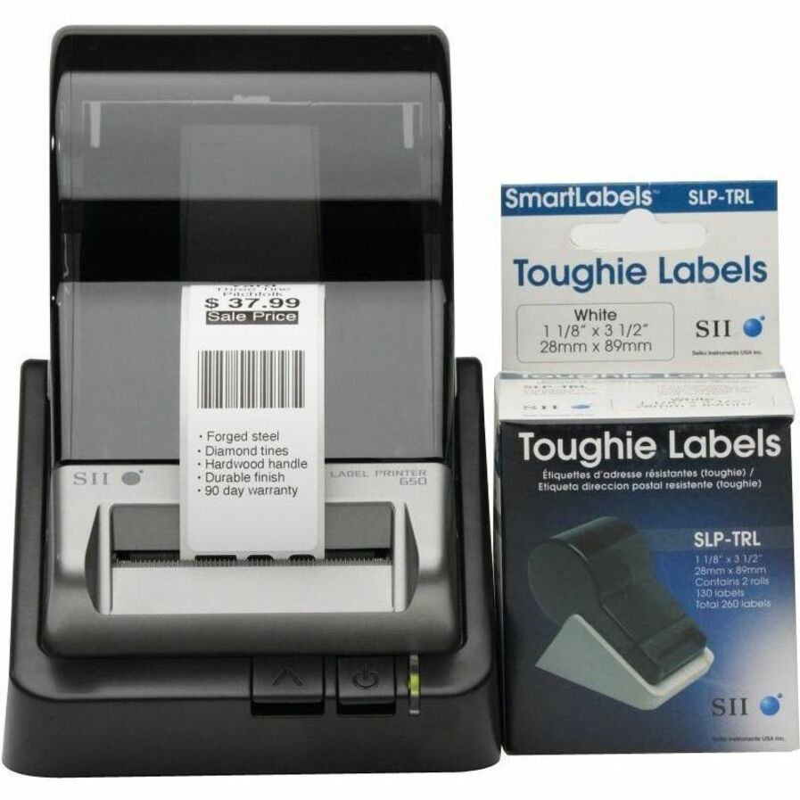 White - Label Width: 1 1/8 Label Length: 3 1/2 - Seiko Smartlabel Printers:ez30s