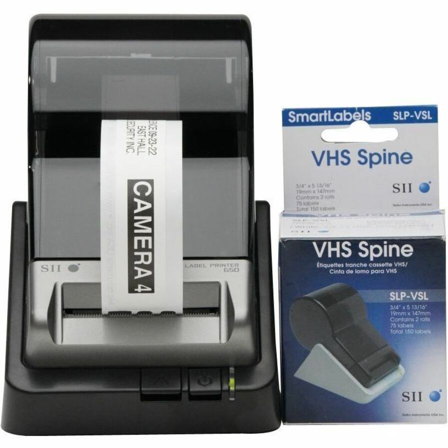 WHITE - LABEL WIDTH: 5 13/16 LABEL LENGTH: 3/4 - SEIKO LABEL PRINTERS:400 SERIES