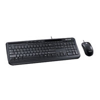MICROSOFT (APB-00002) Wired Desktop 600 Mouse & Keyboard Combo USB Port - Black