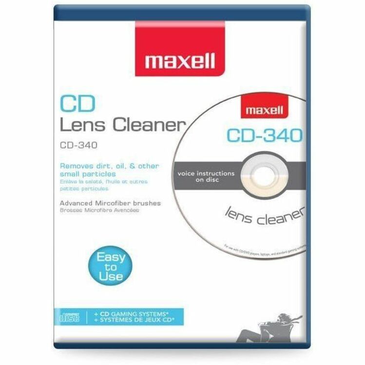 MAXELL CD-340 CD/LASER LENS CLEANER