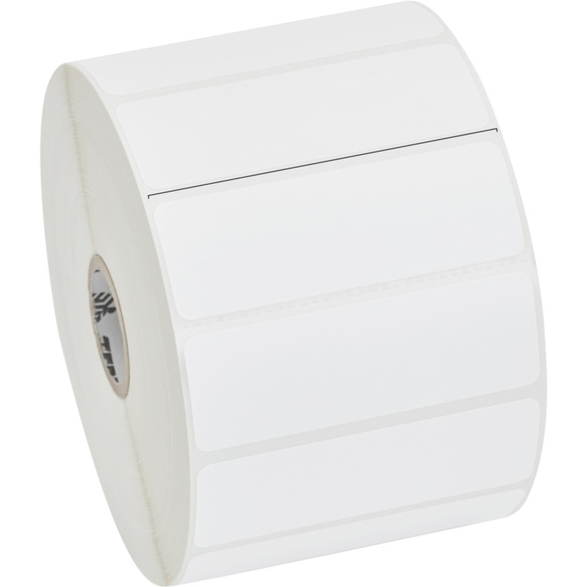 Label, Paper, 3x1in (76.2x25.4mm); Tt, Z-Select 4000t, High Performance Coated, Permanent Adhesive, 1in (25.4mm) Core, 2580/Roll, 6/Box, Plain