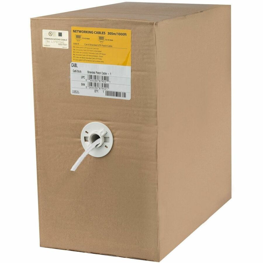 1000' Cat 6 UTP- White