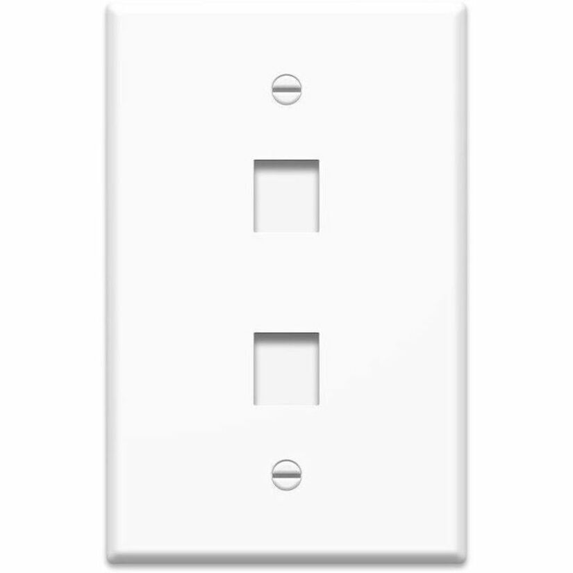 BULK PACK 25 1G WP 2-PORT WH