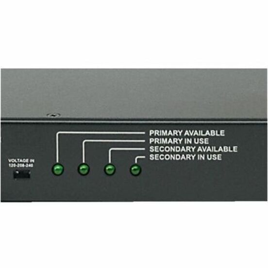 EATON ATS RACK PDU, 1U, (2) L6-30P INPUT, 4.99 KW MAX, 208-240V, 24A, 9 FT CORD,