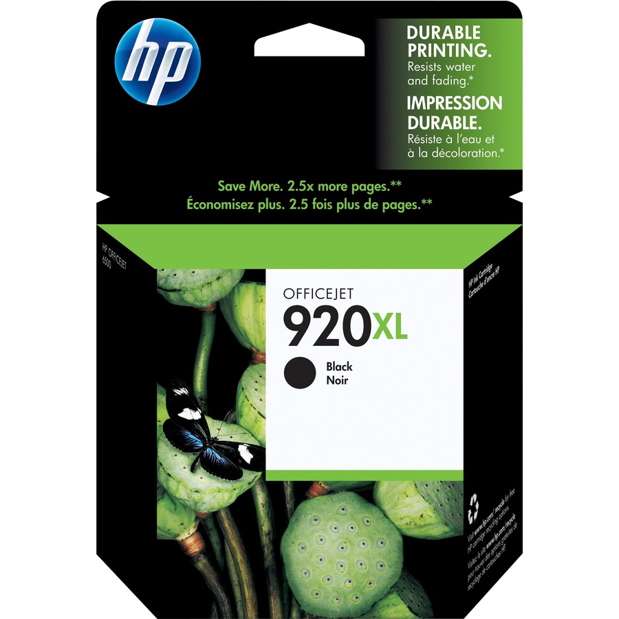 HP 920XL Black High Yield Original Ink Cartridge (CD975AN)