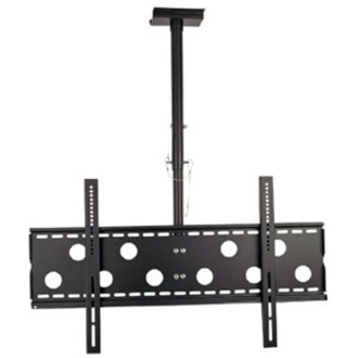 TygerClaw Tilt Ceiling Mount (CLCD103BLK) Designed for Most 36" to 60" Flat-Panel TVs up to 176lbs/80kgs | Black Color | with tilt degree up to +15&deg;