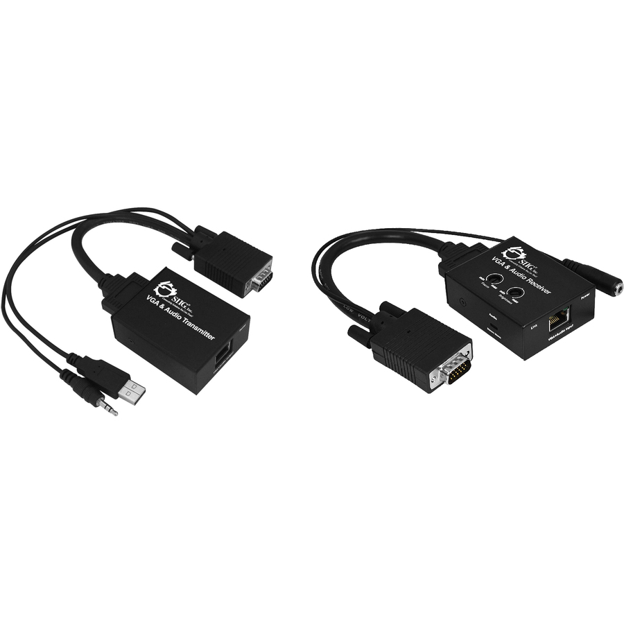 SIIG VGA AUDIO EXTENDER KIT (CE-VG0112-S1)