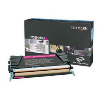 LEXMARK C736H2MG MAGENTA TONER CARTRIDGE FOR USE IN C/X736,X738 ESTIMATED YIELD