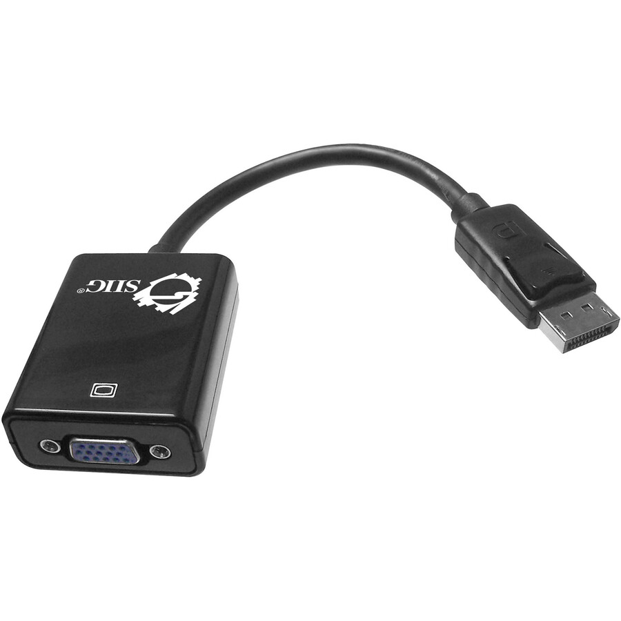 DISPLAYPORT OUTPUT CONVERTS DIGITAL DISPLAYPORT SIGNAL TO ANALOG VGA SIGNAL.OMPL