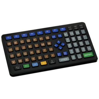 IKEYS INNOVATIVE DP-72 MOBILE KEYBOARD WAS DESIGNED TO ACCOMMODATE RUGGED APPLIC