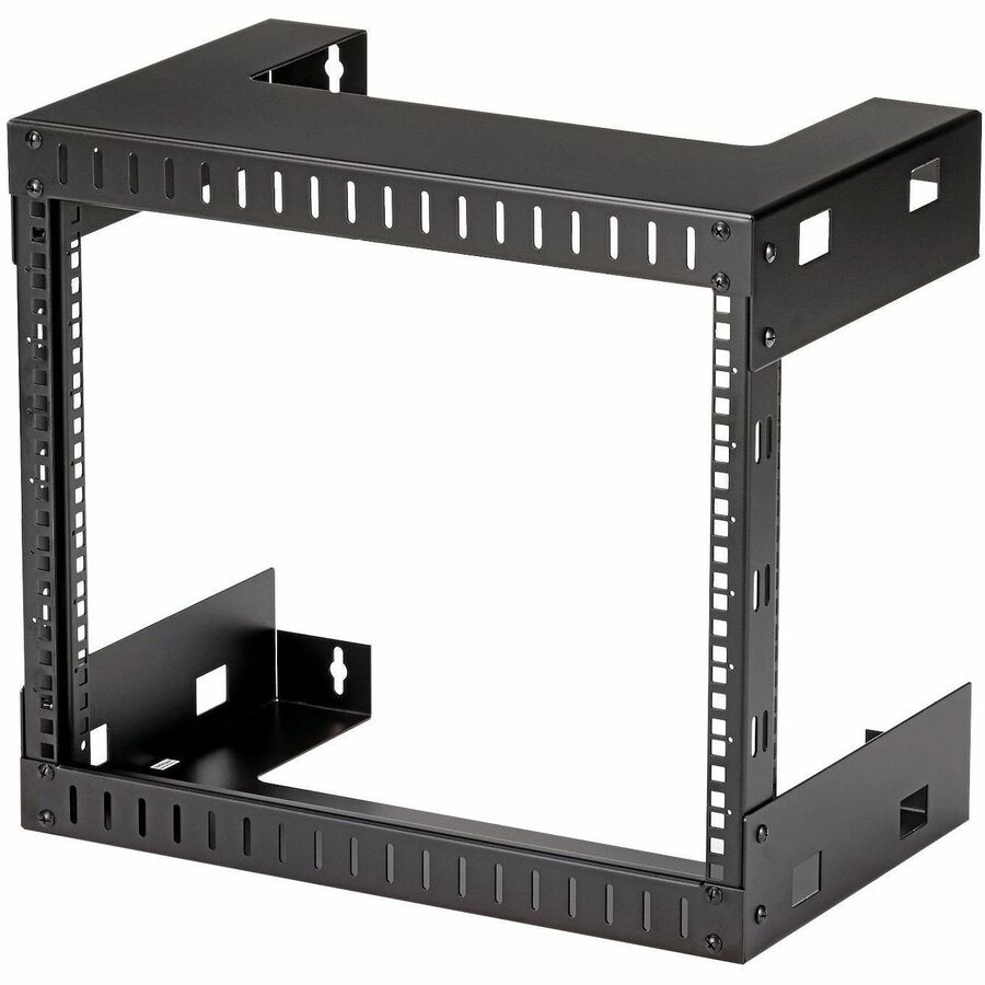 OPEN FRAME 8U WALL MOUNT SERVER RACK FOR PATCH PANELS, SWITCHES, DATA EQUIPMENT
