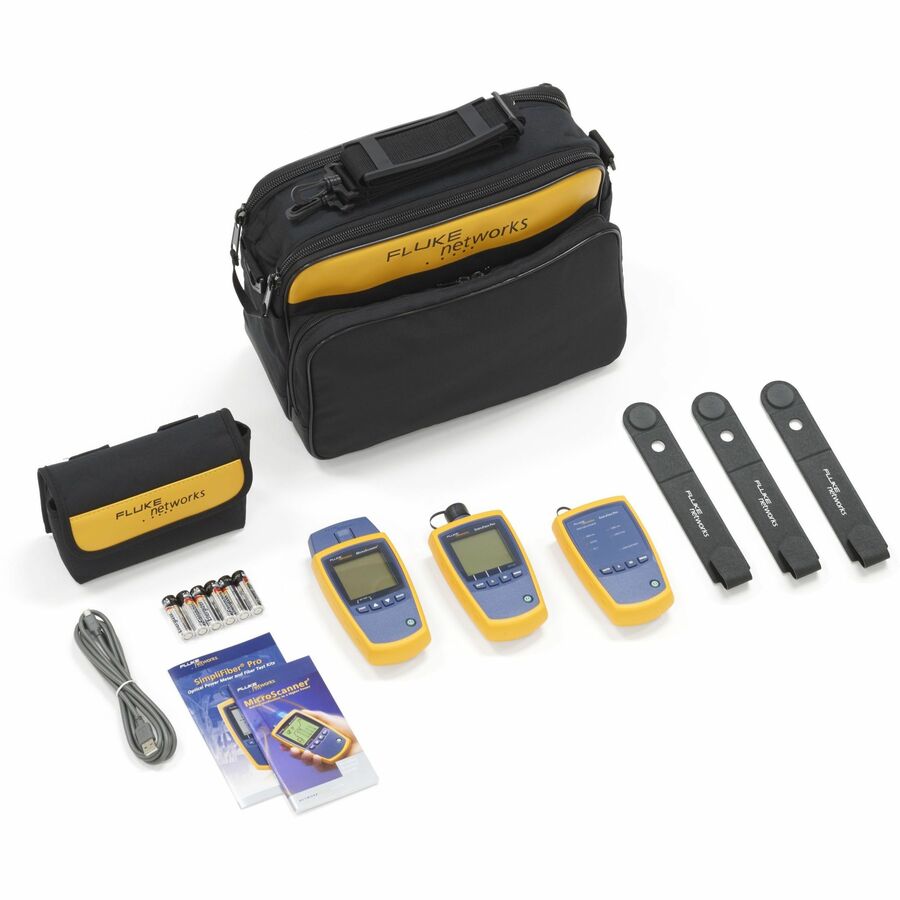 Fluke Networks MS2-FTK Copper/Fiber Kit | Cable Testing, Technicians