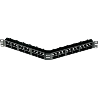 PATCH PANEL 48PT MODULAR ANGLED HD BLK