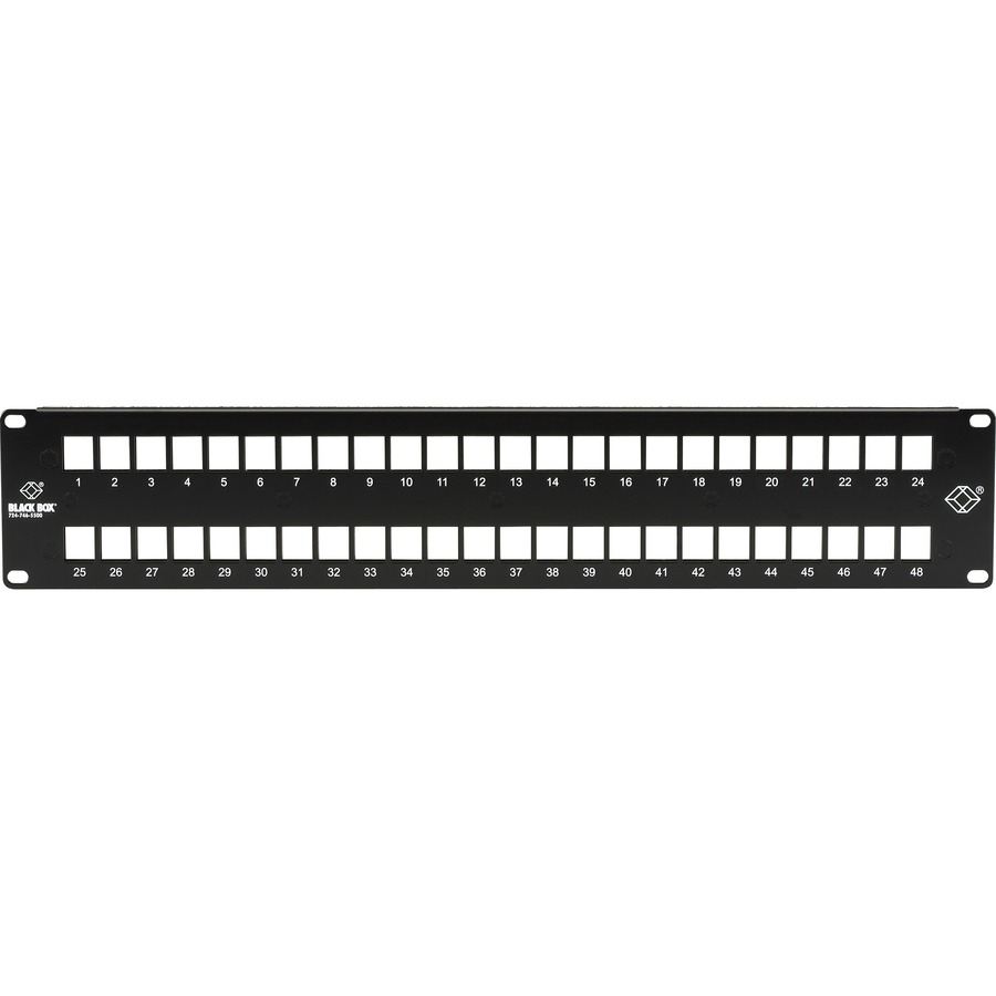 MULTIMEDIA PATCH PANEL - 2U, 48-PORT