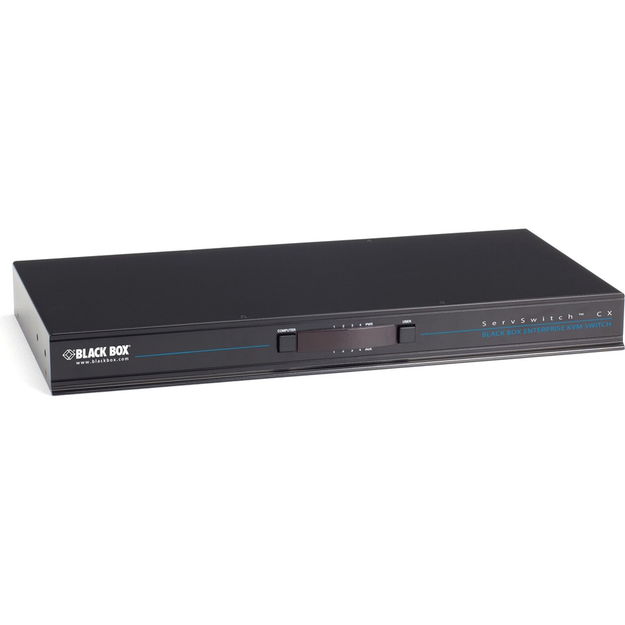 KVM SWITCH - (1) LOCAL CONSOLE PORT + (4) USERS, (24) SERVERS, CATX