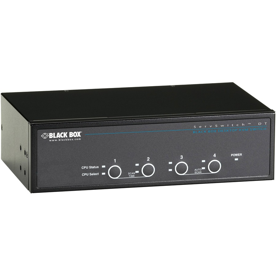 THE SERVSWITCH DT DUAL-HEAD DVI USB KVM SWITCH ENABLES YOU TO CONTROL TWO OR FOU