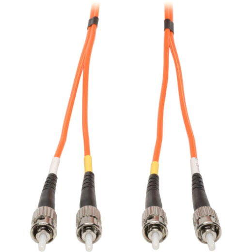 PATCH CABLE - FIBER OPTIC - MALE LEFT GENDER - MALE RIGHT GENDER - ST RIGHT CONN