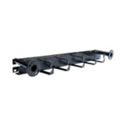 19 INCH HORIZONTAL WIRE MANAGEMENT; 19INW X 1.72INH; BLACK
