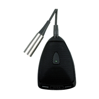 BOUNDARY CONDENSER MICROPHONE, HALF CARDIOID, TA4F, PROGRAMMABLE BUTTON