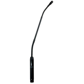 GOOSENECK MICROPHONE, ATTACHED DESKTOP BASE, CARDIOID, LENGTH 45 CM (18), WITH P
