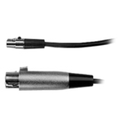 SHURE WA310 Dynamic or Battery Powered Condenser Microphone Adapter Cable | With XLR-Female & 4-pin Mini Connector