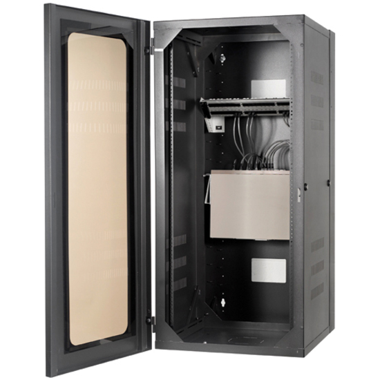 CABINET, QUADCAB,WALLMNT,2HX26D,WIN,BK