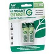ULTRALAST 2 PACK AA EVERYDAY PRECHARGED CARDED