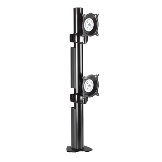 LEGRAND-CHIEF DUAL VERTICAL DESK CLAMP MOUNT - PROVIDES ERGONOMIC ADJUSTABILITY