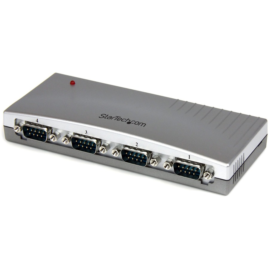 ADD FOUR RS232 SERIAL PORTS TO ANY NOTEBOOK OR DESKTOP COMPUTER USING A SINGLE U