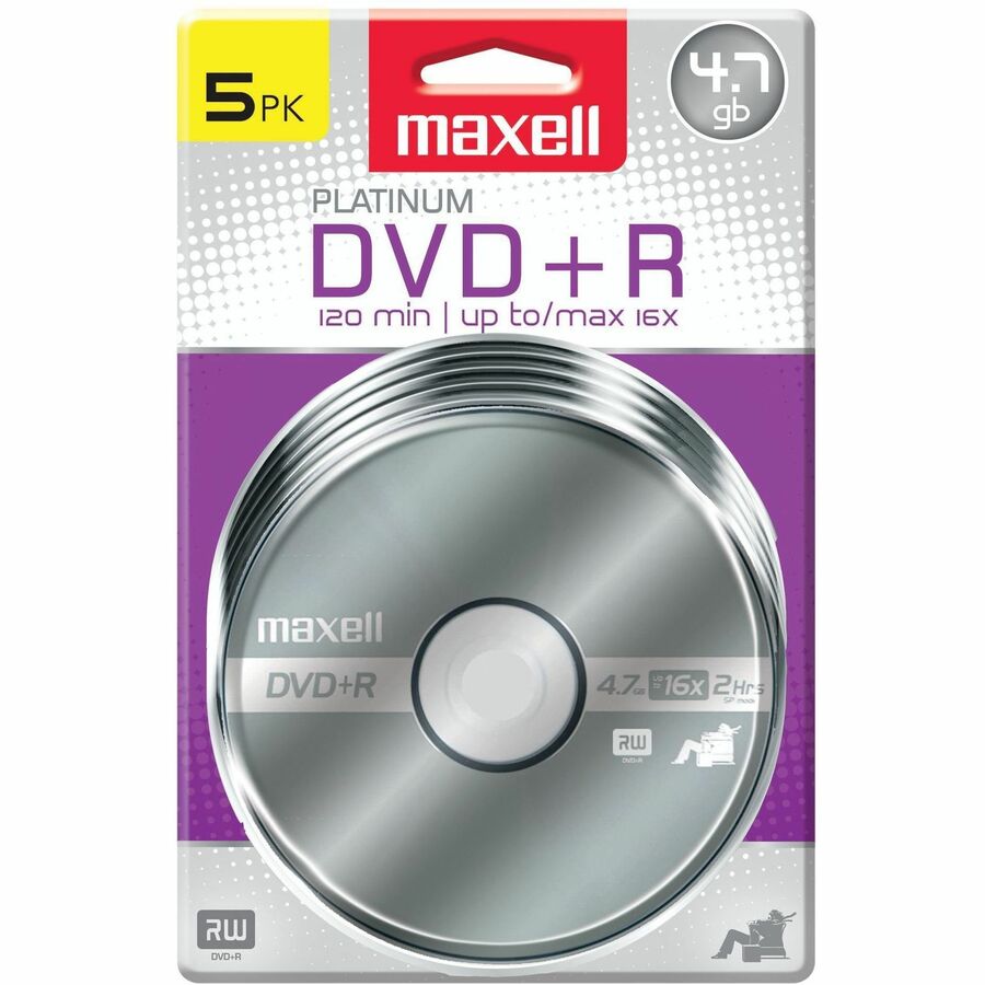 DVD+R 16X MLA 5PK BLISTER CARD(10)