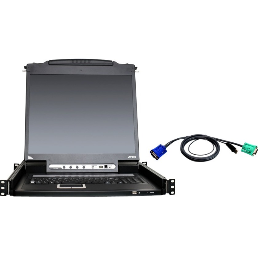 16-PORT 17 LCD KVM CONSOLE KIT