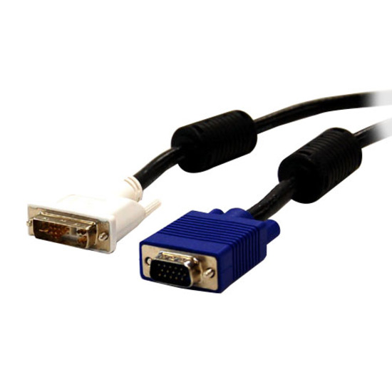 3 FEET DVI-A MALE TO HD15 VGA MALE ANALOG VIDEO CABLE