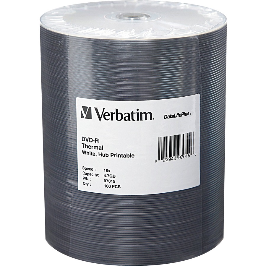 DVD-R 4.7GB 16X DATALIFEPLUS 100PK THERM